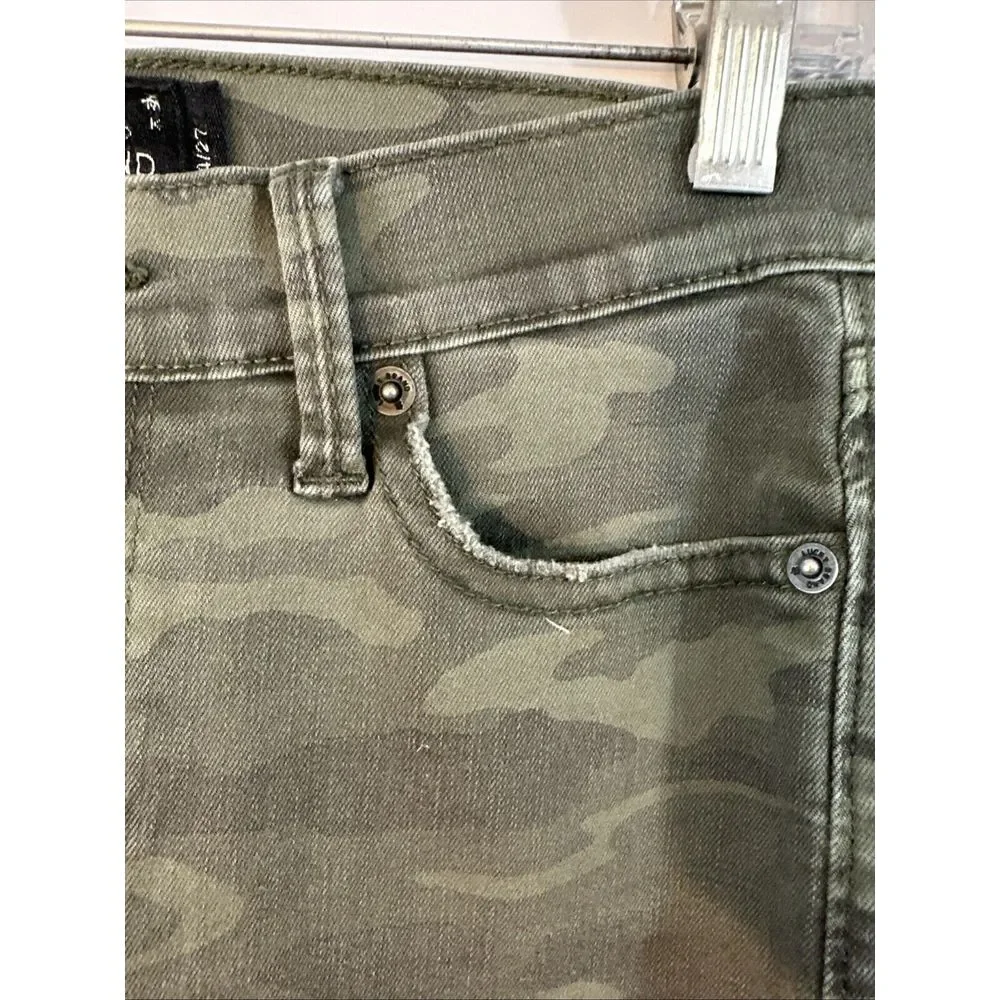 Lucky Brand Jeans Women' 4/27 (28x29) Brooke Legging Camo Mid Rise Stretch Denim - Picture 11 of 16